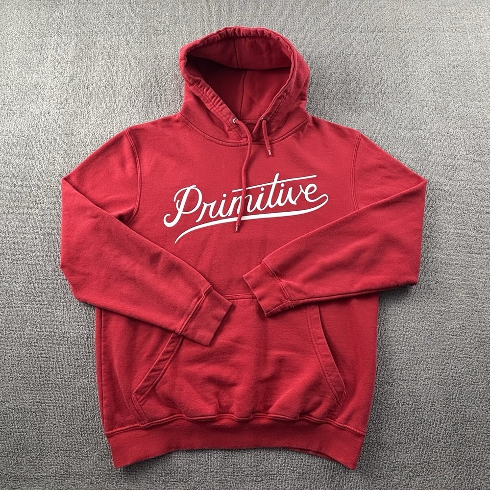 Primitive Apparel Hoodie Adult Medium Red Long Sleeve Sweater Casual Men's